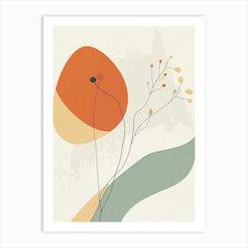 Abstract Flower Canvas Print 5 Art Print