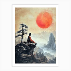 Buddha Minimalism Art Print