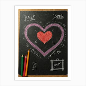 Chalkboard Art Art Print