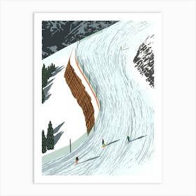 Ski Art Print