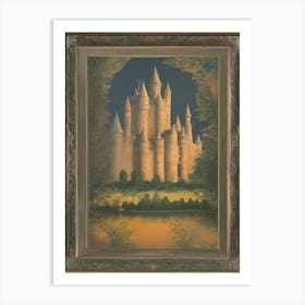 Castle At Night 2 Art Print