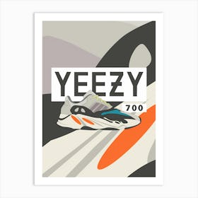 Adidas Yeezy 700 Art Print