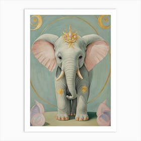 Elephant Performer Art Print