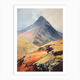 Y Garn Wales 2 Mountain Painting Art Print