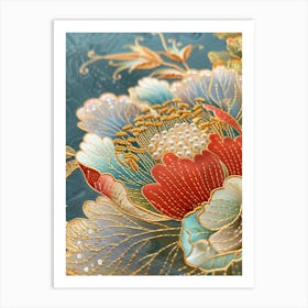 Japanese Flower 2 Art Print