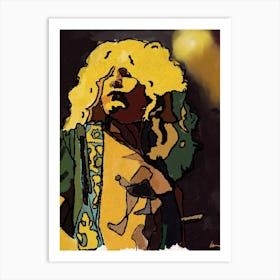 Robert Plant of Led Zeppelin Art Print