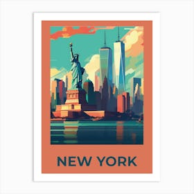 New York City Old art print. Art Print