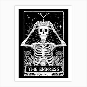 The Empress - Death Skull Evil Gift Art Print