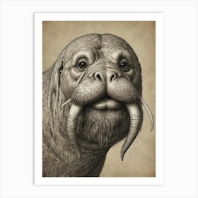 Walrus 3 Art Print