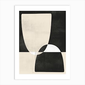Abstract Mid Century Arches 2 Art Print