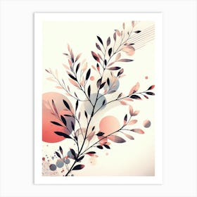 Abstract Plant Painting Art Print