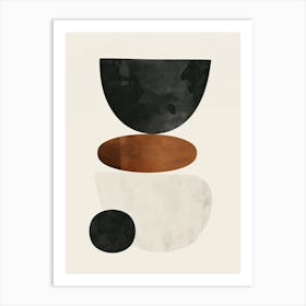 Laoag City Stone Park Bauhaus Minimalist Art Print