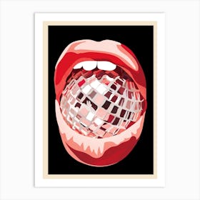 Disco Kiss 2 Art Print