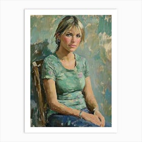 Portrait Of A Young Woman 4 Art Print