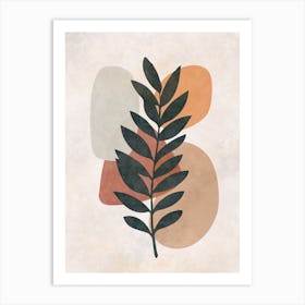 Abstract Leaf Canvas Print Art Print