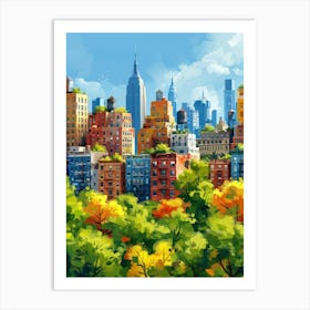 New York City Cityscape Art Print