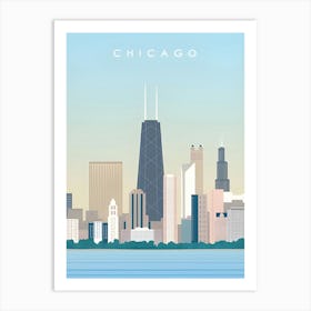 ChicagoTravel Poster 2 Art Print