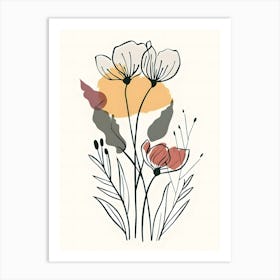 Bouquet Of Flowers 1 Art Print