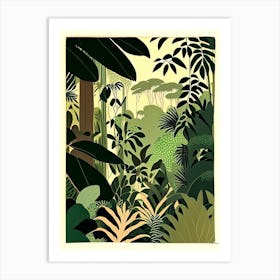 Close Up Jungle 3 Rousseau Inspired Art Print