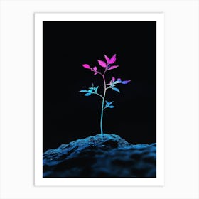 Tree In The Dark 46 Art Print