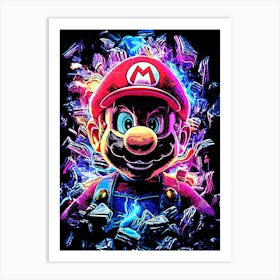 Mario Bros 1 Art Print