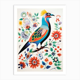 Scandinavian Bird Illustration Osprey 1 Art Print