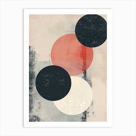 Abstract Circles Canvas Print 9 Art Print