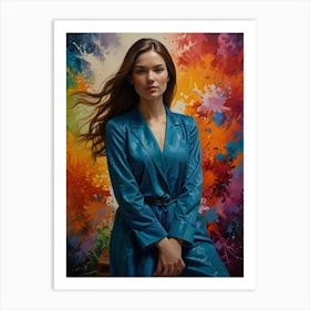 Portrait Of A Young Woman 1 Art Print