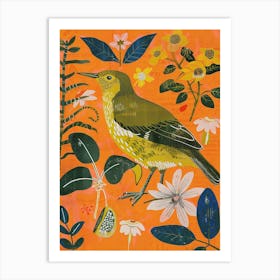 Spring Birds Kiwi 3 Art Print
