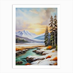 Winter Landscape 25 Art Print