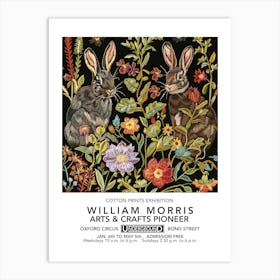 William Morris Easter Rabbit Bunny Liberty London Art Print