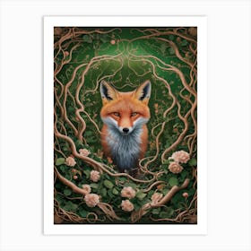 william morris Fox 3 Art Print