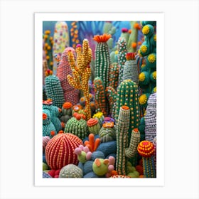 Cactus Garden 1 Art Print