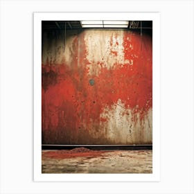 Corrupted Yet Captivating Landscape The Ground Comprised Of Coarse Grit With The Distinction Of Ea (1) Art Print