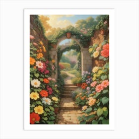 Garden Path Art Print