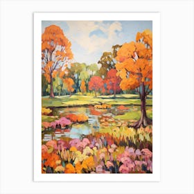 Autumn Gardens Painting Bellingrath Gardens 4 Art Print