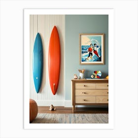 Surfboard Wall Art Art Print