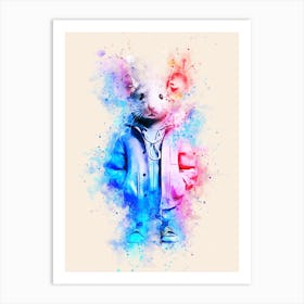 Rat In A Jacket Art Print