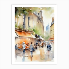 Paris Cafe 3 Art Print