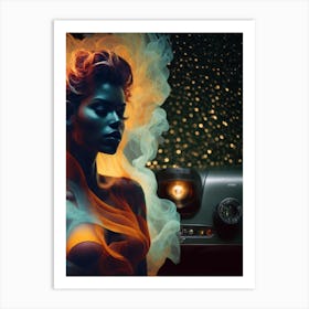 Lady Flame 7 Art Print