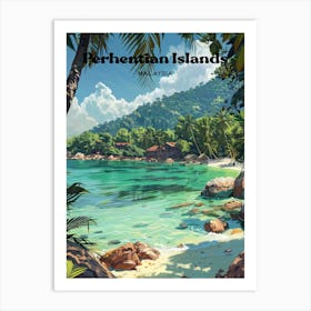 Perhentian Islands Malaysia Beautiful Art Illustration Art Print