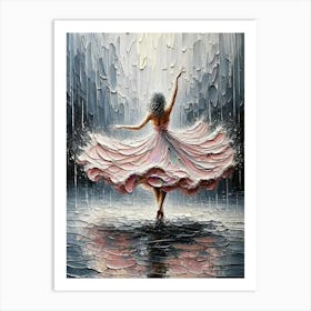 Dancer In The Rain Art Print