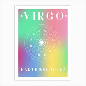 Virgo Horoscope Art Print