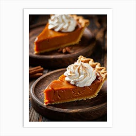 Pumpkin Pie 3 Art Print