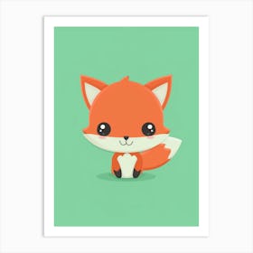 Cute Fox 3 Art Print