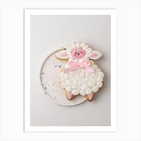 Lamb Cookie Art Print