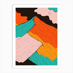 The Peak Of Colour Art Print