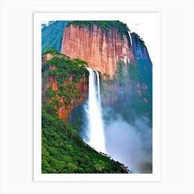 Angel Falls, Venezuela Majestic, Beautiful & Classic (1) Art Print