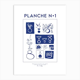 Planche N°1 - Collection "Sur la route de Cercal" - Manon de Molay Art Print