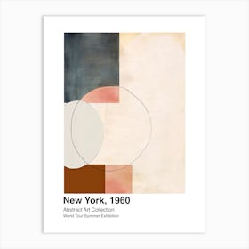 World Tour Exhibition, Abstract Art, New York, 1960 11 Art Print